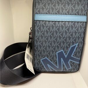 Michael Kors NWT Blue Unisex Crossbody Bag